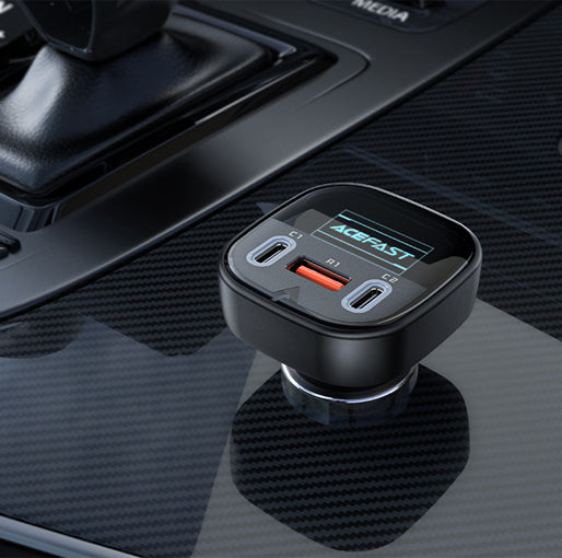 AcefastFast Charge Car Charger B5 101W (2xUSB-C+USB-A) AcefastFast Charge Car Charger B5 101W (2xUSB-C+USB-A)